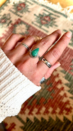 Aqua Tibetan Turquoise ring