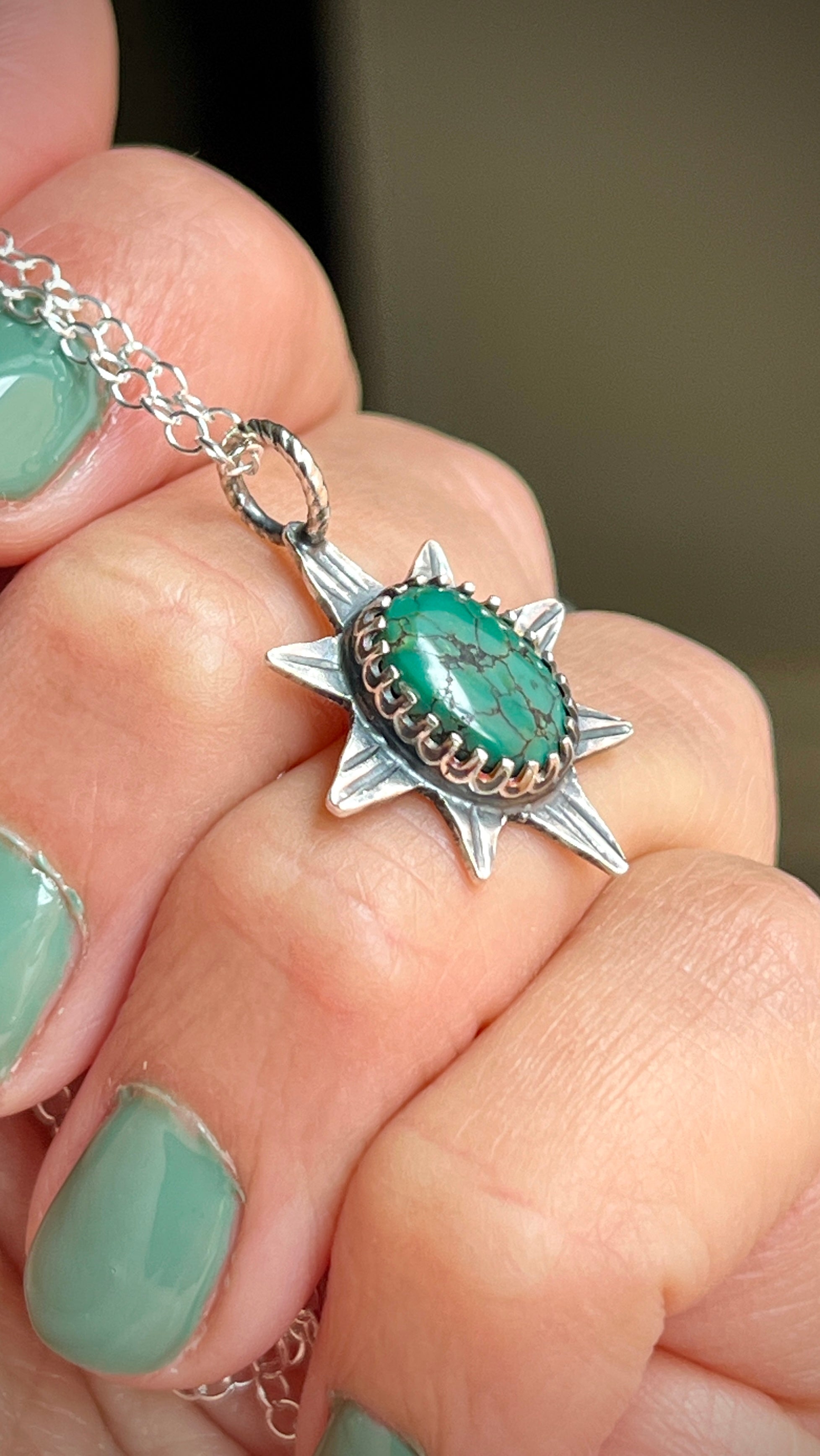 Celestial Tibetan Turquoise necklace