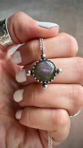 Espejo Purple Labradorite Necklace